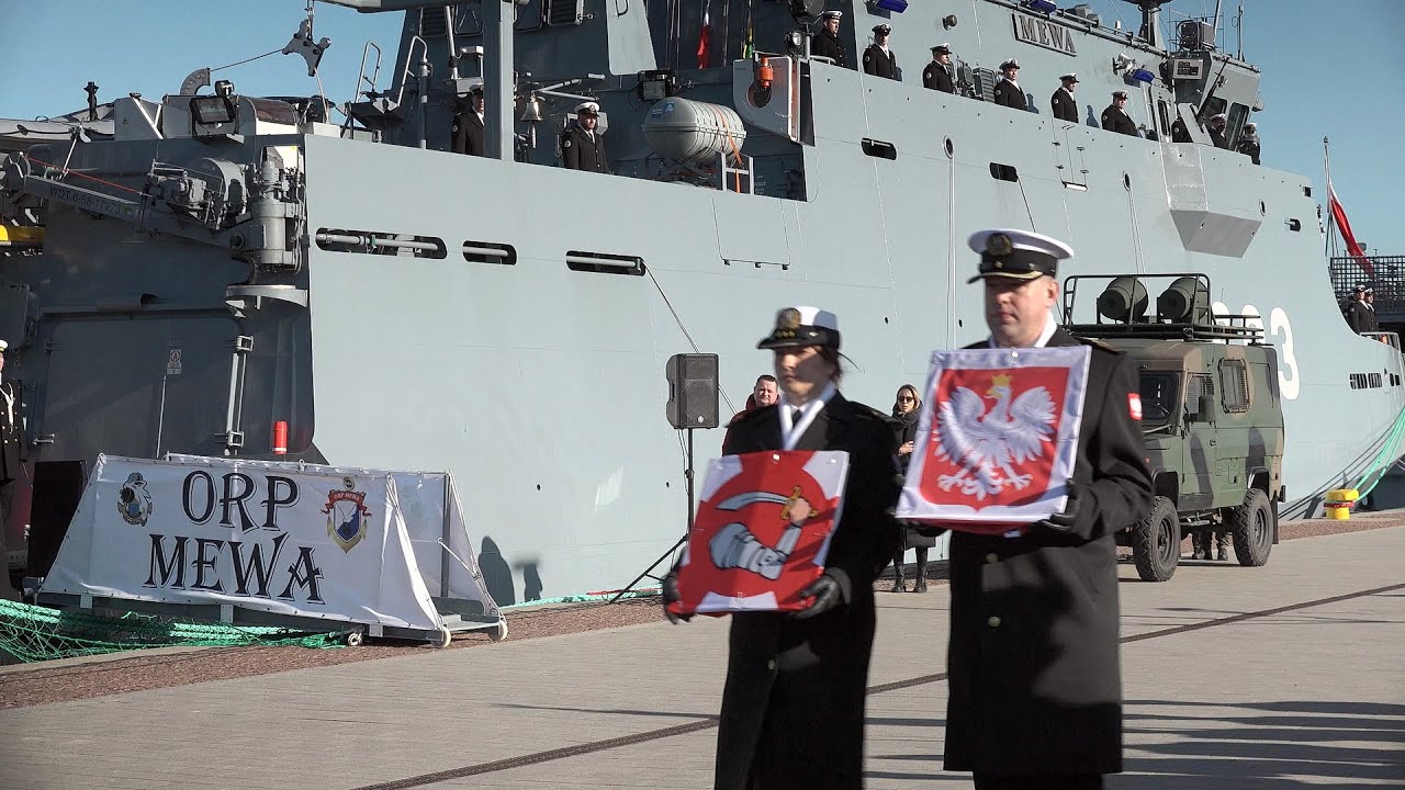 Bandera na ORP Mewa