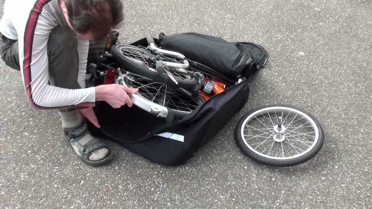 Brompton and Bicycle Trailer Cyclone IV Chubby