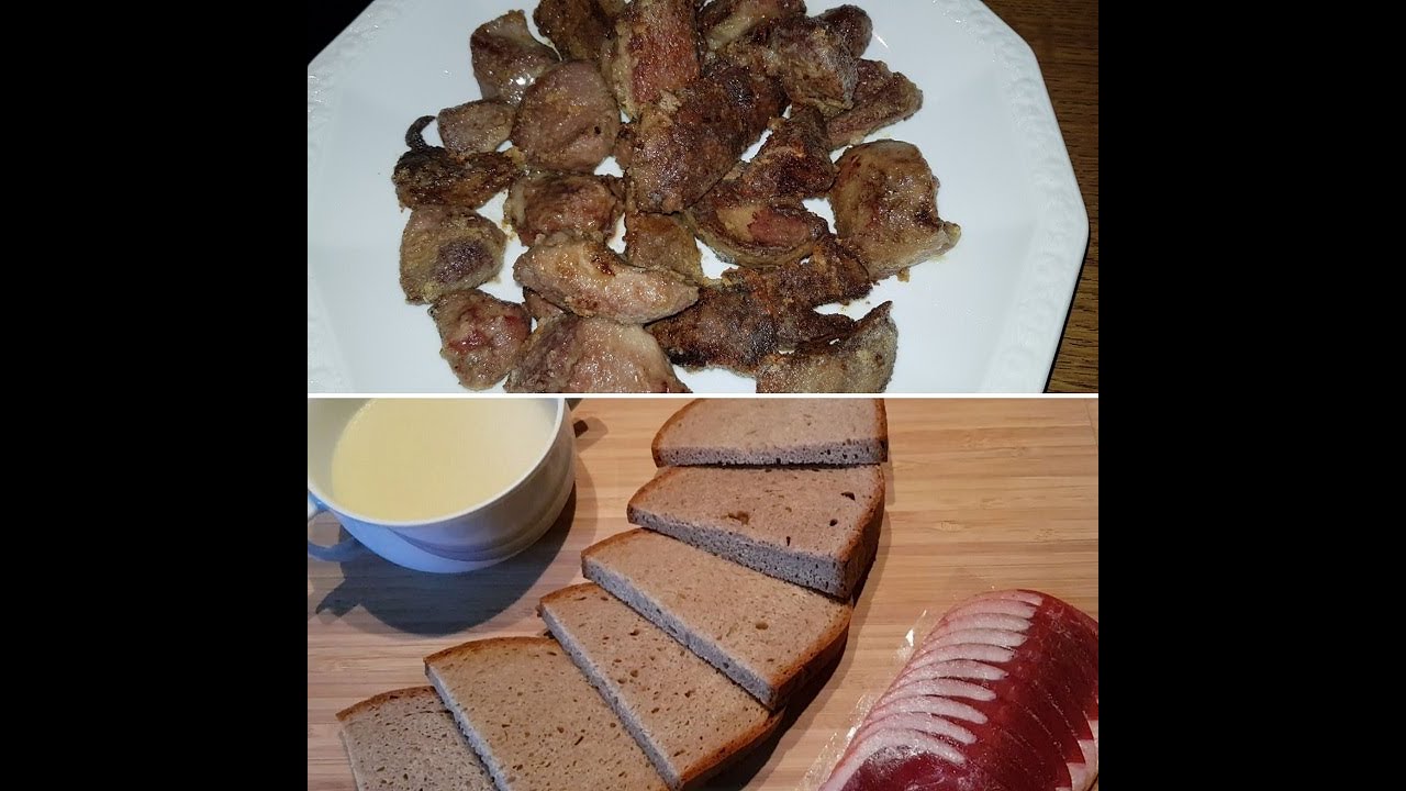 Zubereitung von frischen Gänseherzen, -leber und -mägen sowie von Gänseschmalz