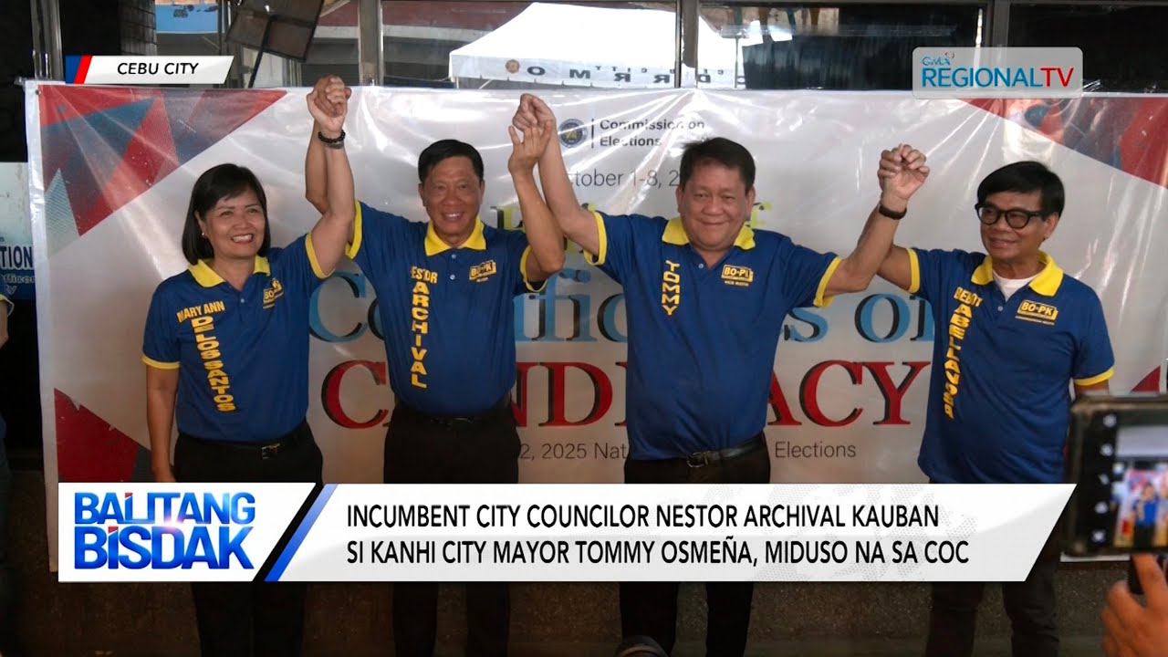 Balitang Bisdak: Lima ka mayoralty aspirants sa Cebu City, magtigi sa umaabot piniliay