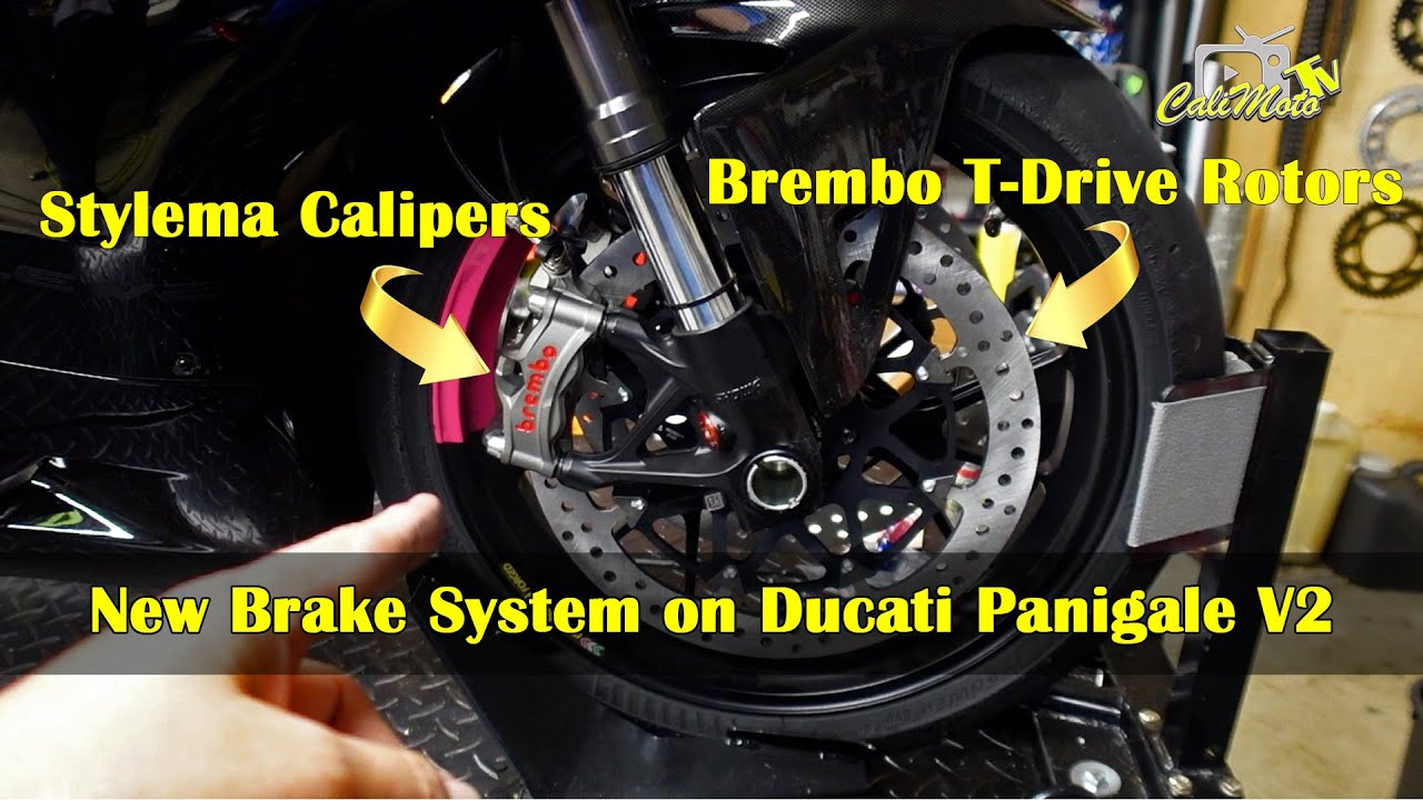 Installing New Front Brake System on 2021 Ducati Panigale V2