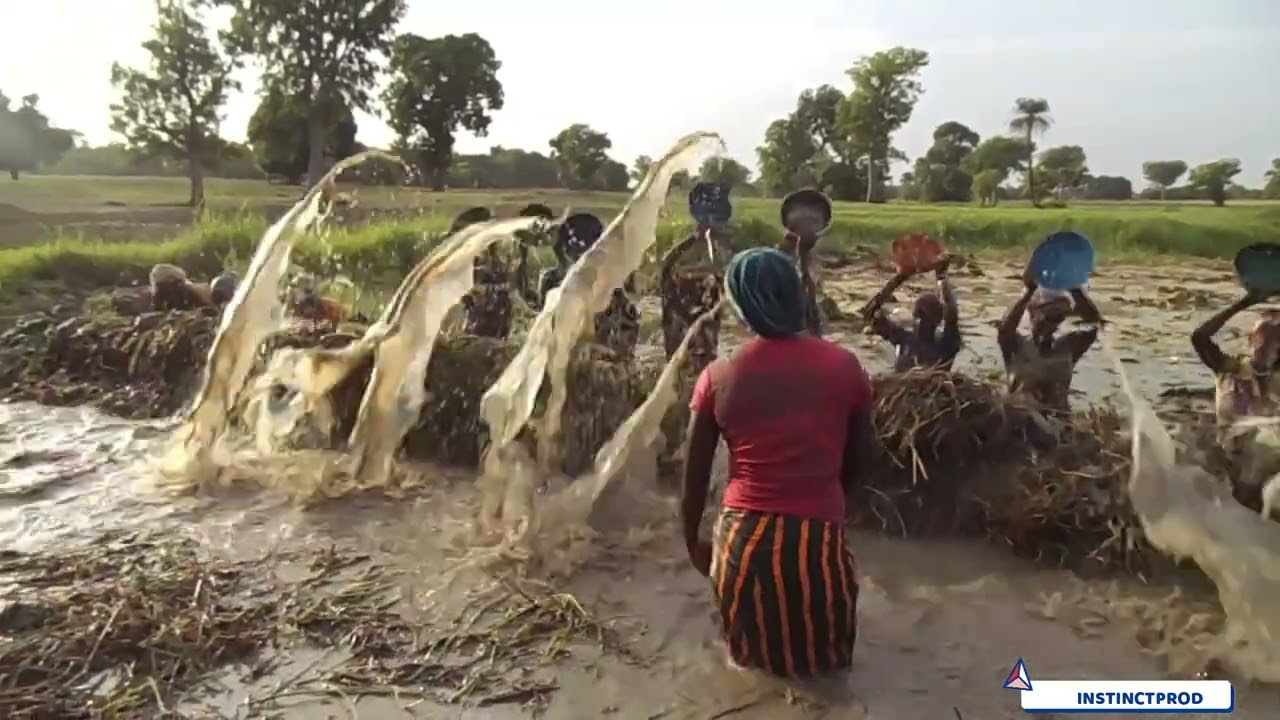 une partie de pêche avec les braves femmes de Kolia.