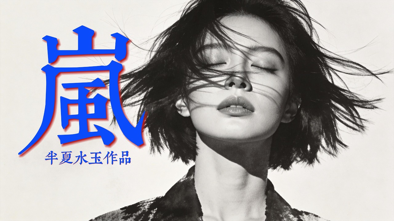 《岚》Arashi (Storm) - Original MV | Minimalist B&W Visual Art | 极简东方美学