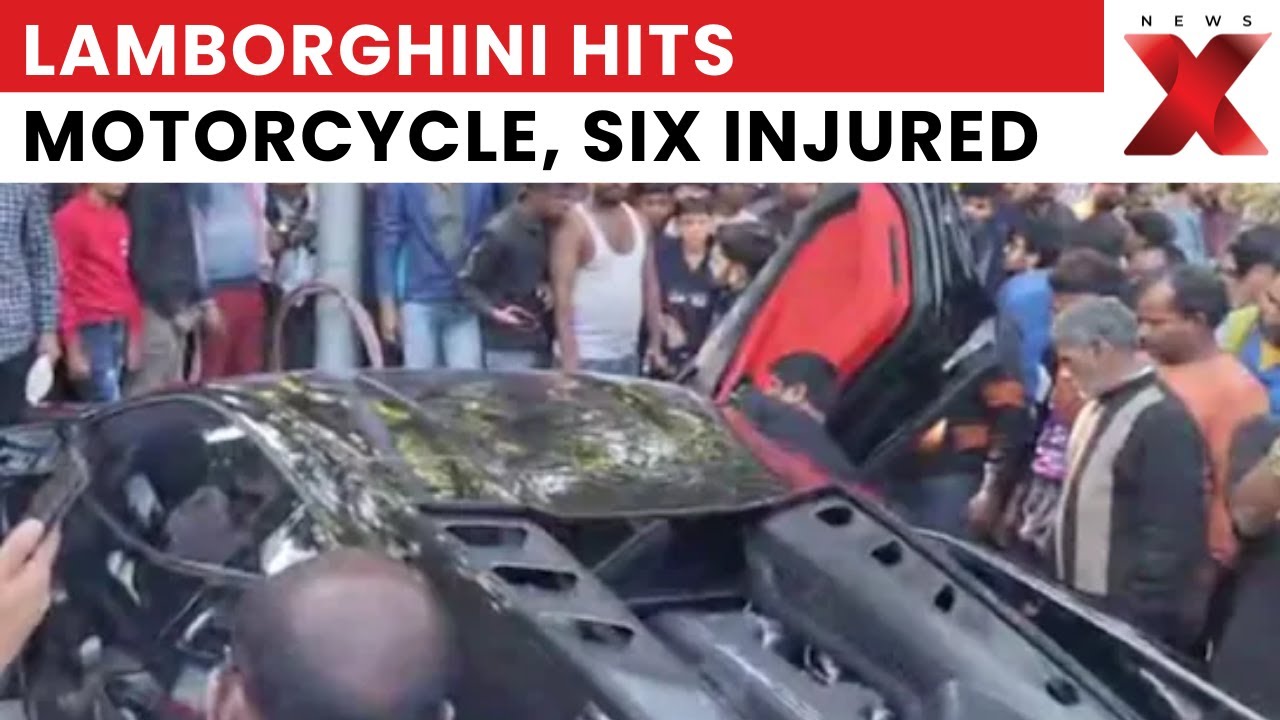 Kanpur Lamborghini Crash Horror: Six Injured, Shivam Mishra Fled Scene, Crowd Pulls Him Out