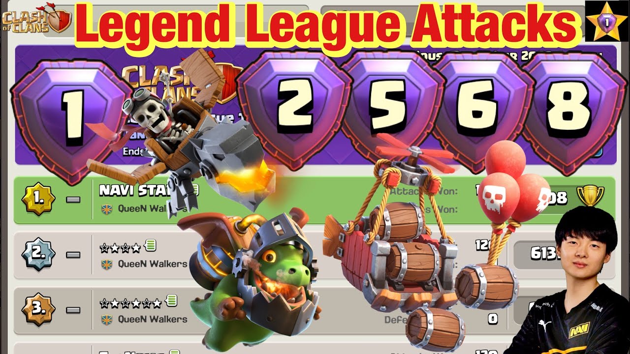 Legend League Attacks May Season Day11 DRAGON RIDER TOTEM With Army Link