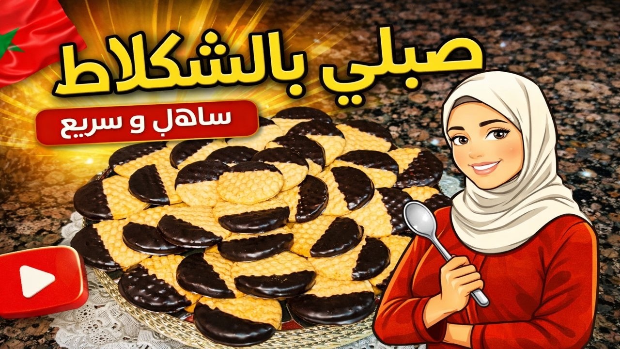 #حلويات العيد صابلي بالشوكولاتة بمكونات اقتصادية ولكن المذاق روعة!