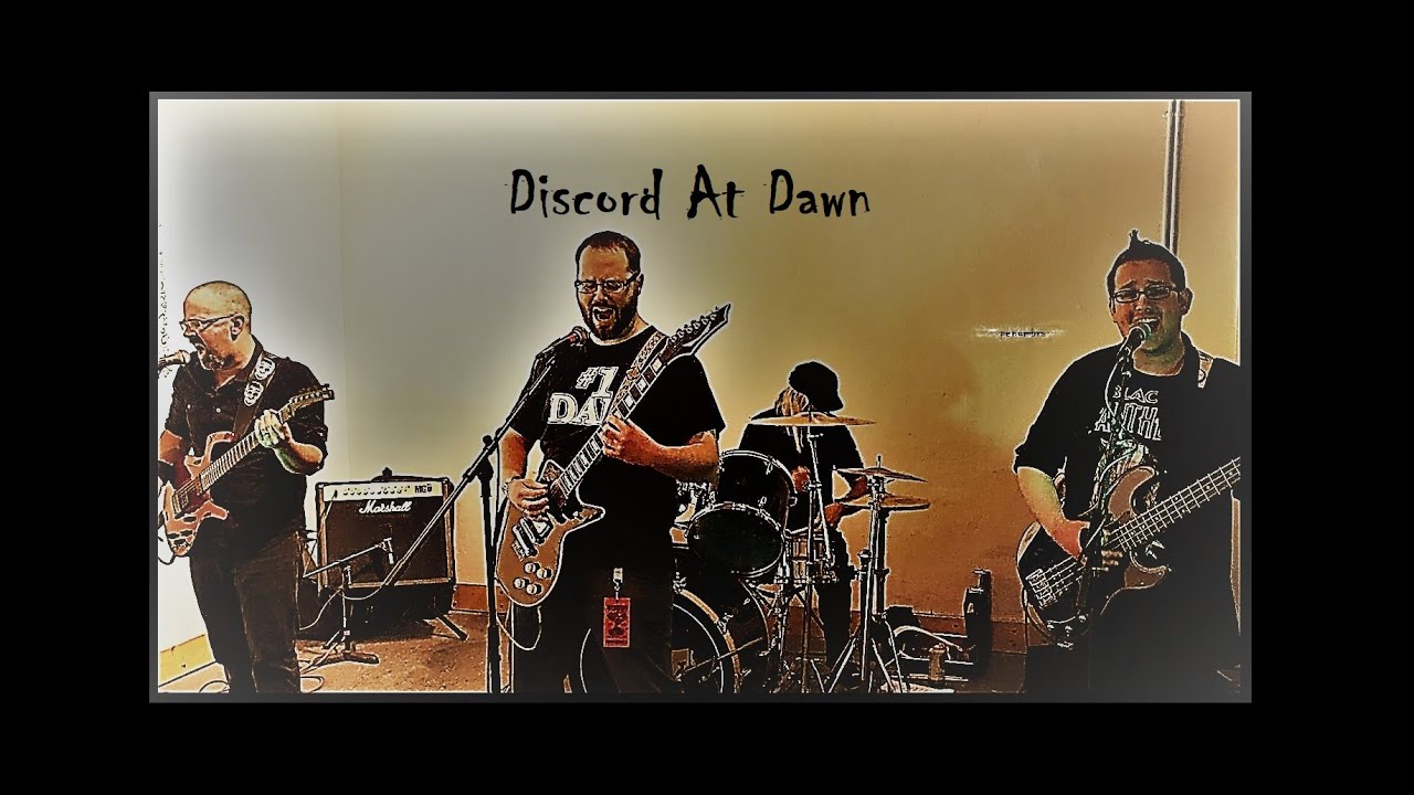 David's practice in the drum studio. Drummer for Discord at Dawn