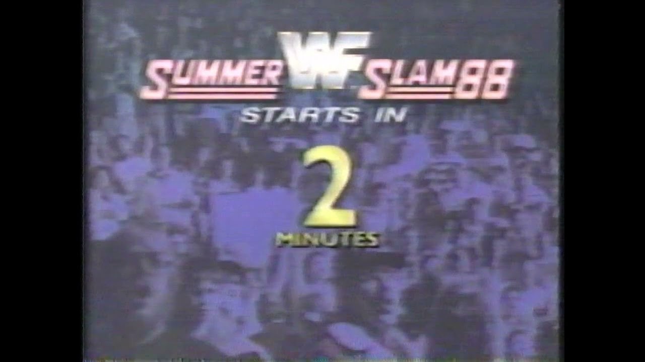 WWF SummerSlam '88 Viewer's Choice Pay-Per-View Countdown Screen