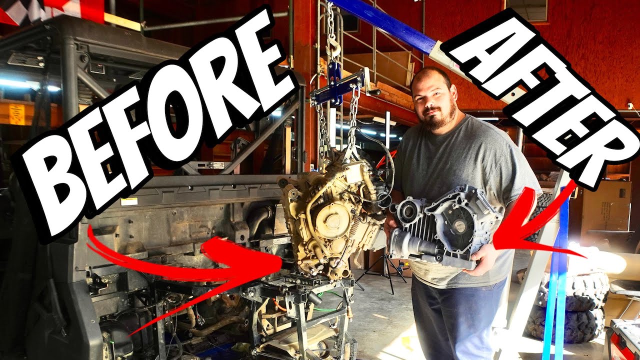 CFMOTO Engine Remval and cleaning before rbuild EP.2