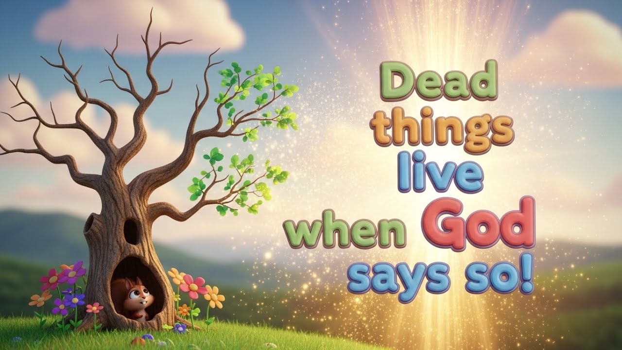 Dead things live when God says so!|Kids video about Ezekiel