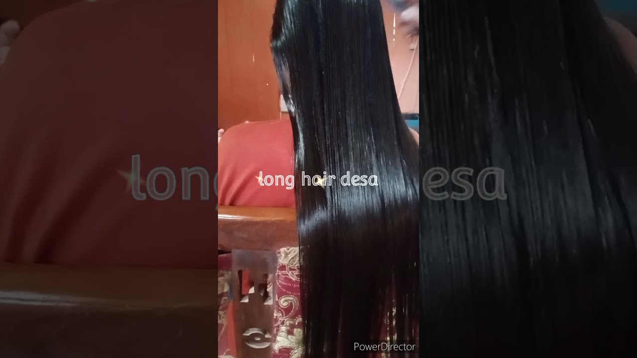 long hair play oil