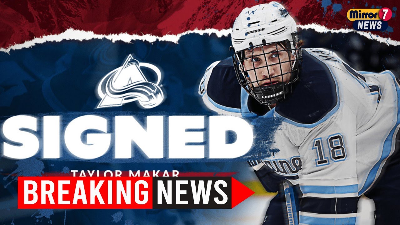 Avalanche Signs Taylor Makar to One-Year Entry-Level Contract