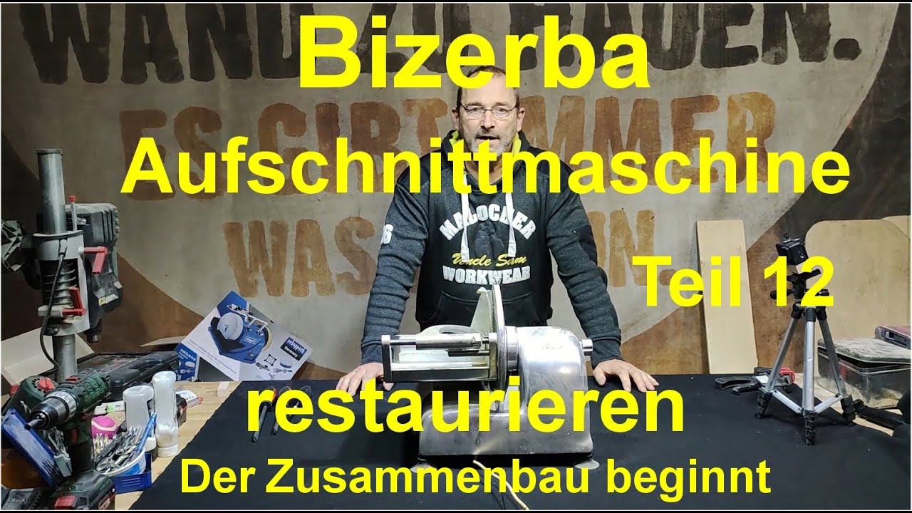 Bizerba VS6 restaurieren Teil 12 Einstellknopf wieder einbauen