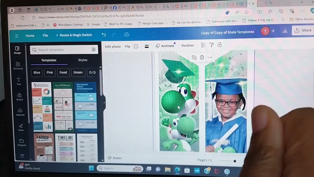 How To Print Larger Images With A Smaller Printer. Sawgrass 500 / EcoTank Graduation Stole