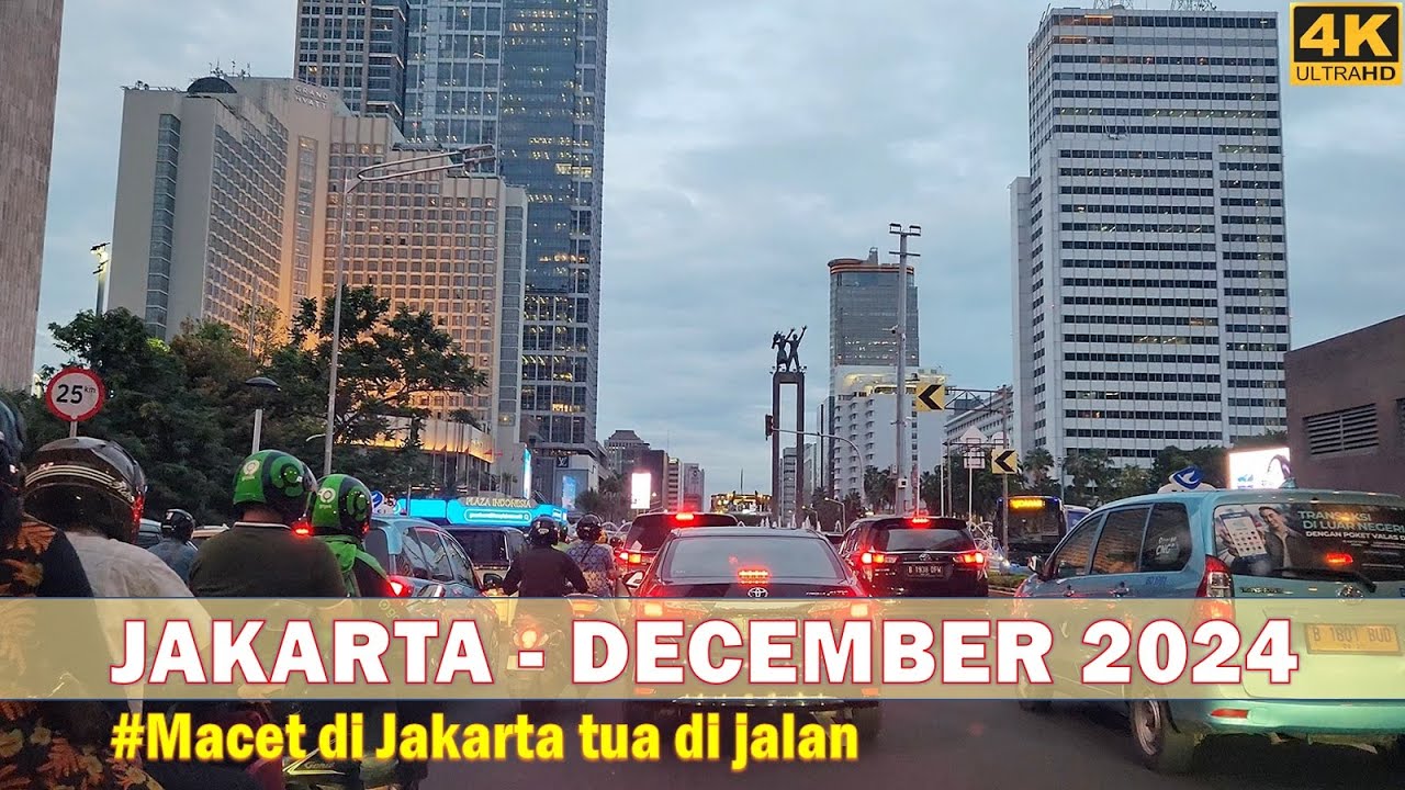 Driving Around JAKARTA 2024 4K❗Permata Hijau to Harmoni via Sudirman Thamrin 1 jam 30 menit⁉