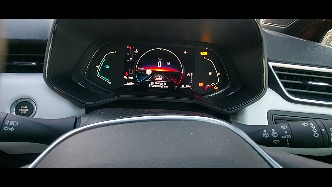 Renault clio 2021 E-Tech hybrid service light reset 1.6