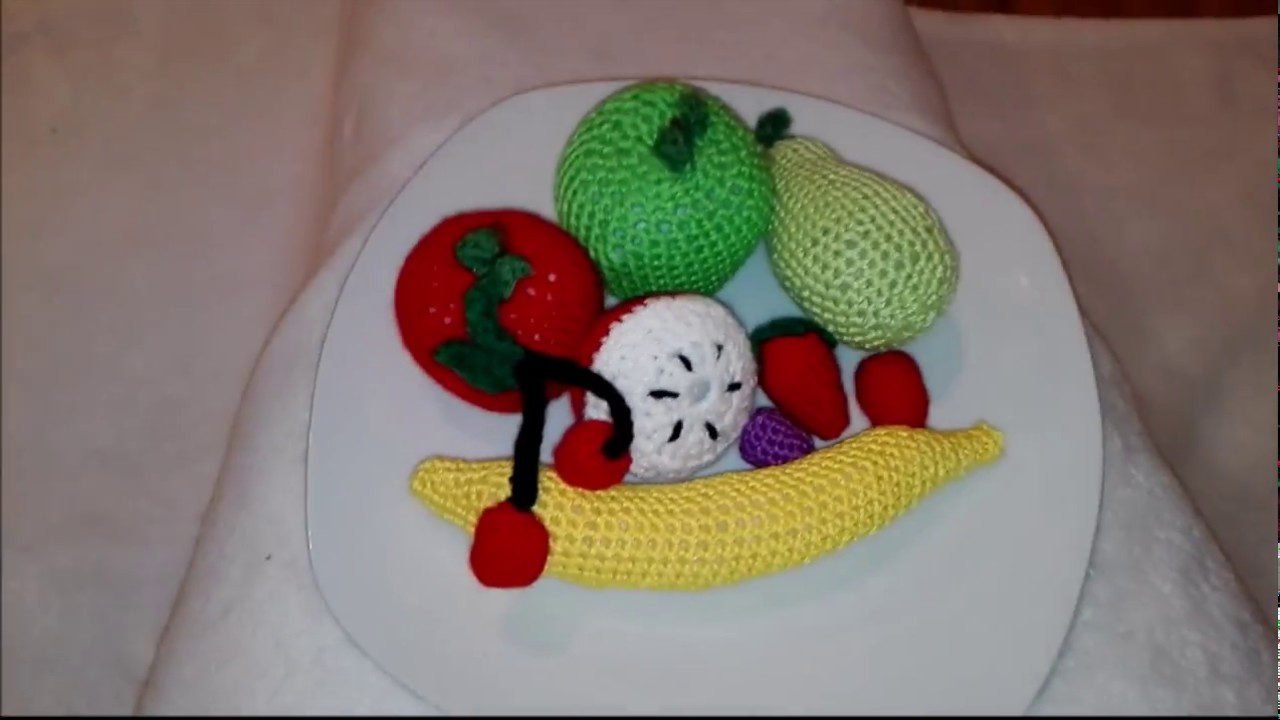 Banane selbstgehäkelt - Anleitung mit Video
