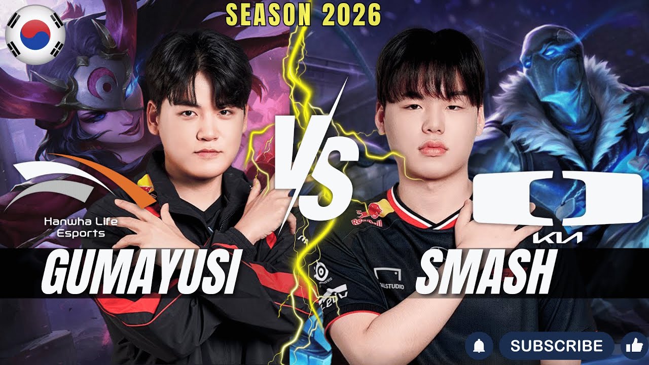 HLE Gumayusi vs DK Smash - Gumayusi SIVIR vs Smash VARUS ADC - PAtch 26.1 KR Ranked | lolrec