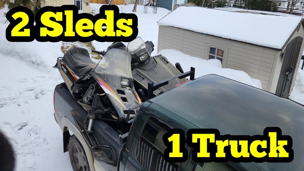 We Pick Up Another Rare Yamaha Snowmobile With A Little Secret, Plus I Bought A New Truck !
