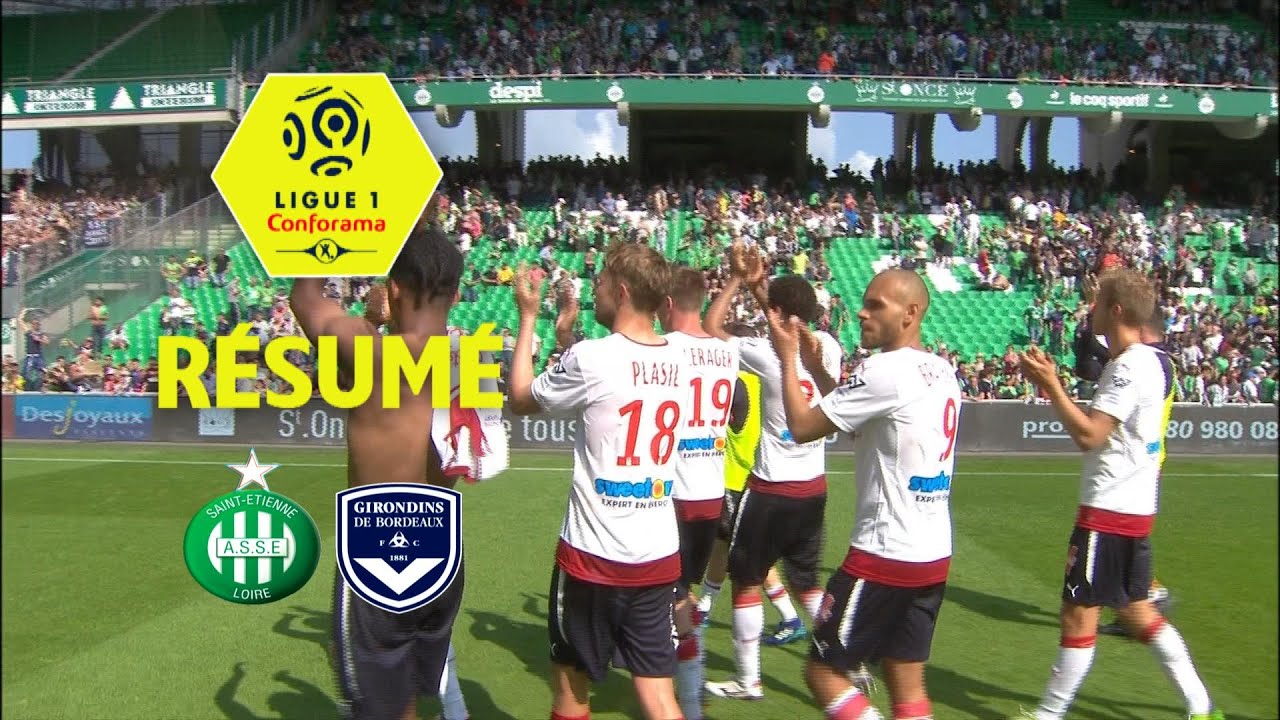 AS Saint-Etienne - Girondins de Bordeaux ( 1-3 ) - Résumé - (ASSE - GdB) / 2017-18