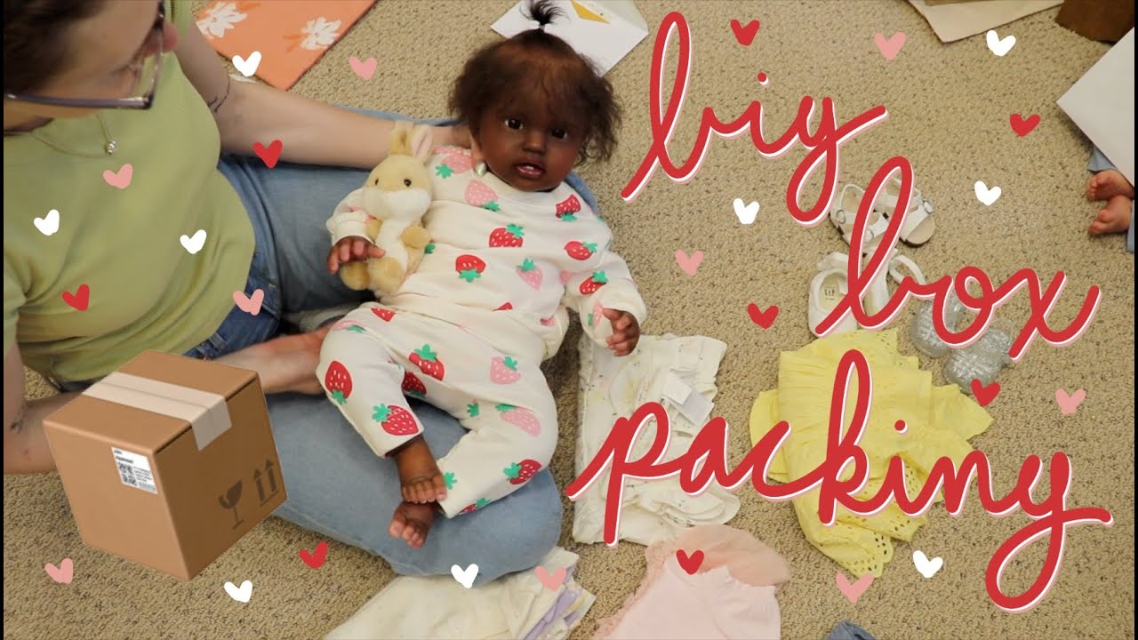 Custom Reborn Box Packing + EXTRA BIG Layette! Send Home a Reborn I Made | Kelli Maple