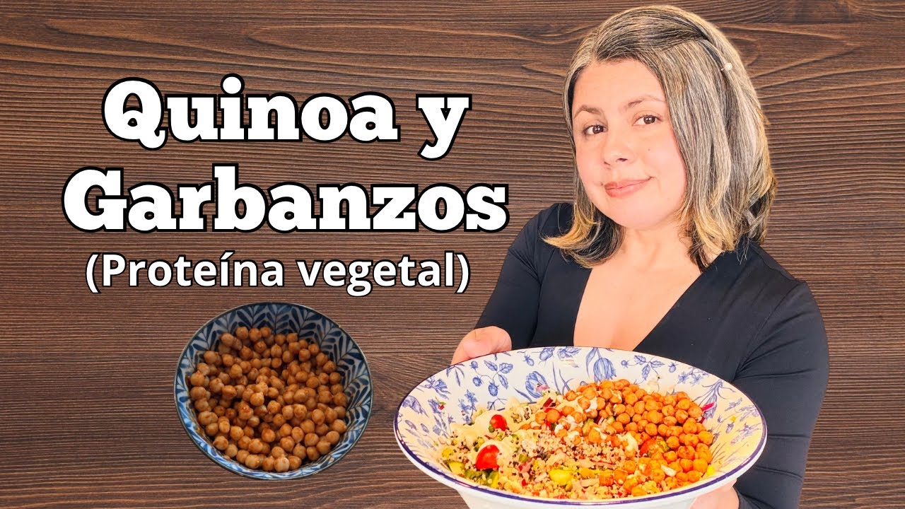ENSALADA DE QUINOA Y GARBANZOS |NUTRITIVA Y DELICIOSA 😋
