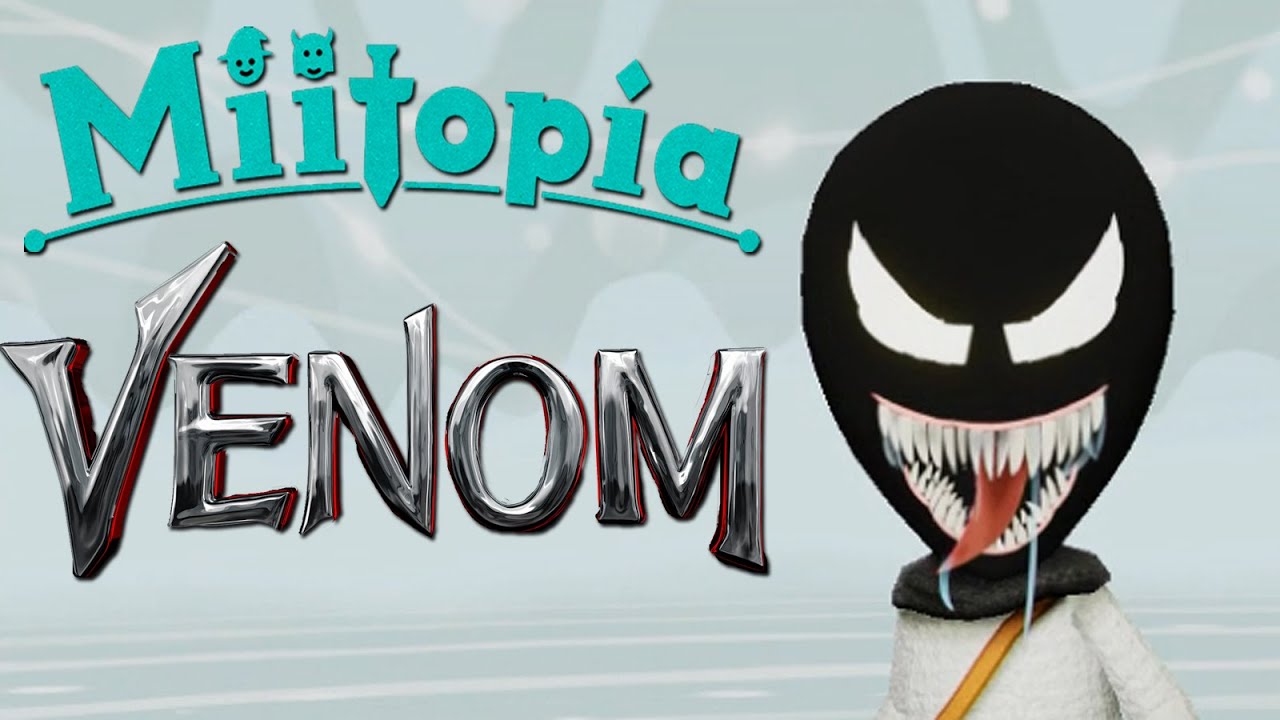 Making a VENOM Mii (Venom 2) in Miitopia with Makeup Creator