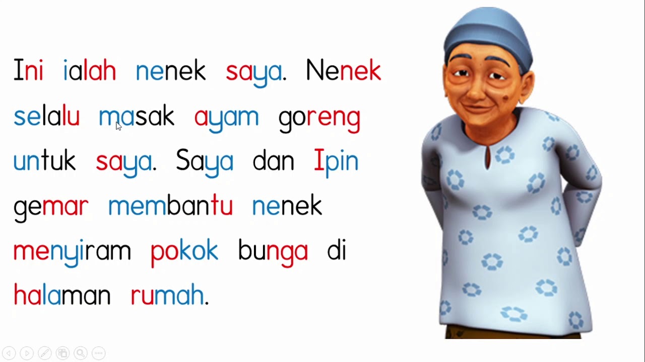 Membaca Buku Cerita Bersama Cikgu Dayang