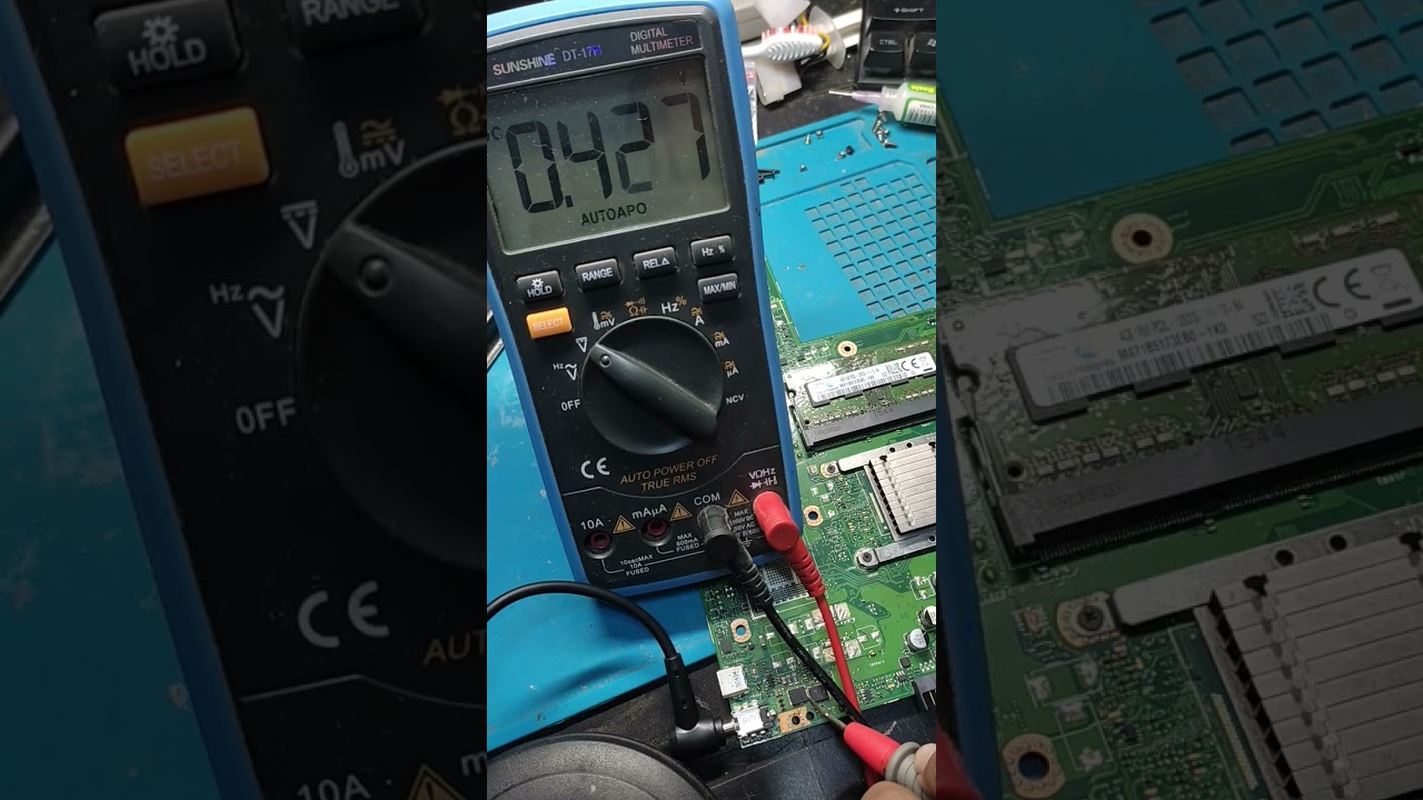 Missing 19v power rail #boardlevelrepair #Tech-Care