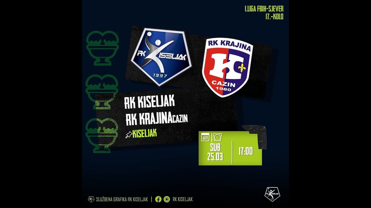 RK Kiseljak VS RK Krajina-Cazin (33-25) 25.03.2023
