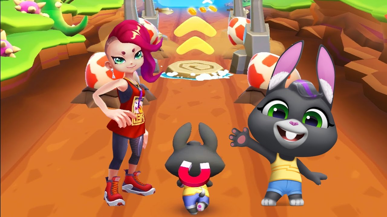 Talking Tom Gold Run 2 Vs Street Rush – Beca Vs R.Caitlin