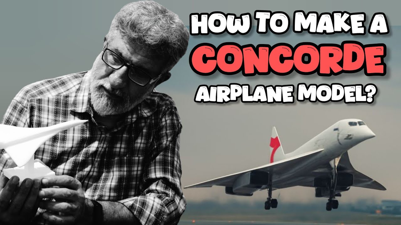 ساخت ماکت هواپیمای کنکورد-شبیه‌سازی بی‌نظیر| Concorde Model Build: Incredible Accuracy & Details