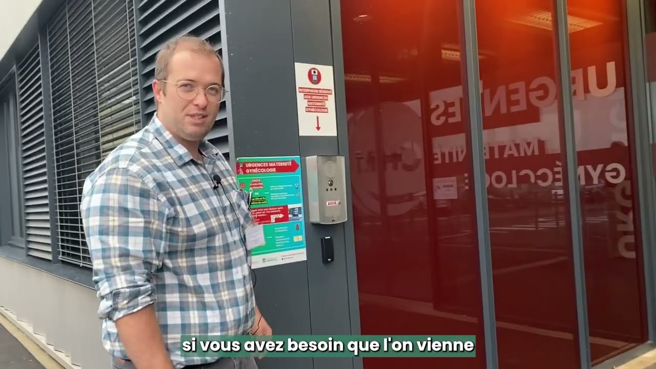 Visite guidée des parcours à la maternité de Maubeuge