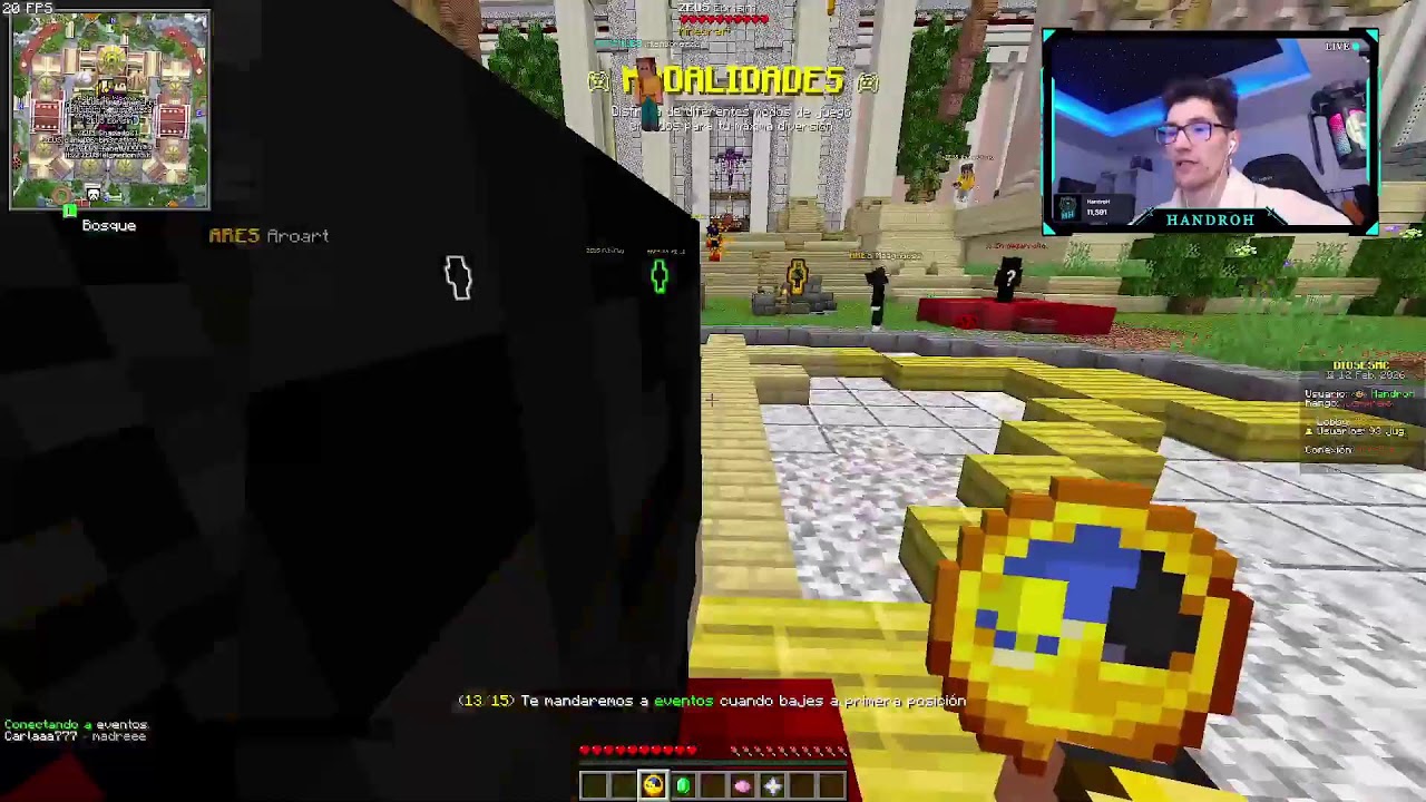 🔴PARTICIPO EN EL EVENTO DE VEGETTA777 EN DIOSES MC !! 🔴