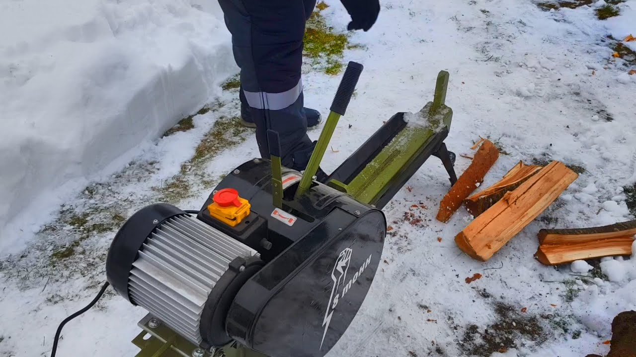 36) Обзор моего электрического дровокола ZigZag EL 452 F