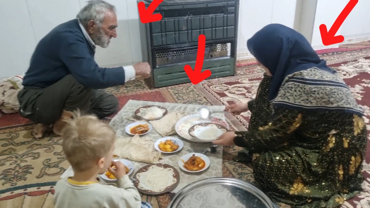 Homeless mother still cooks for lonely old man