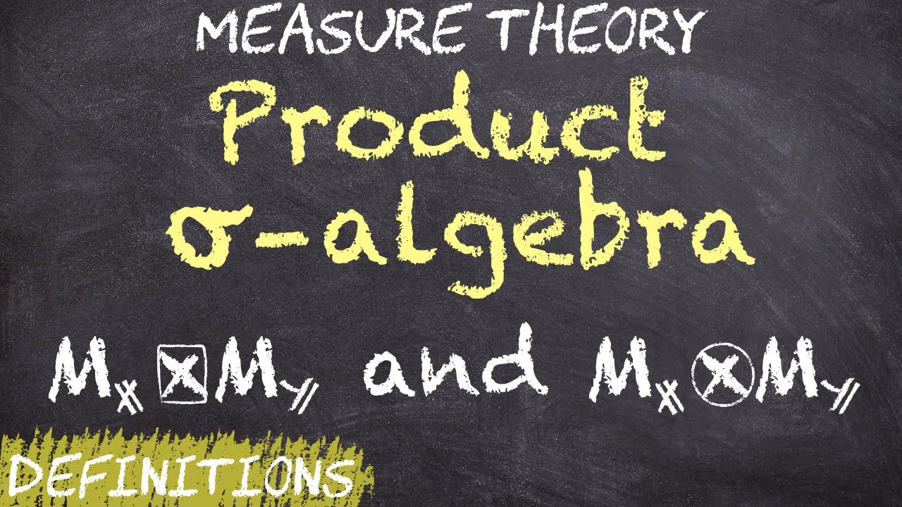 Product sigma-Algebra | Definition and Examples