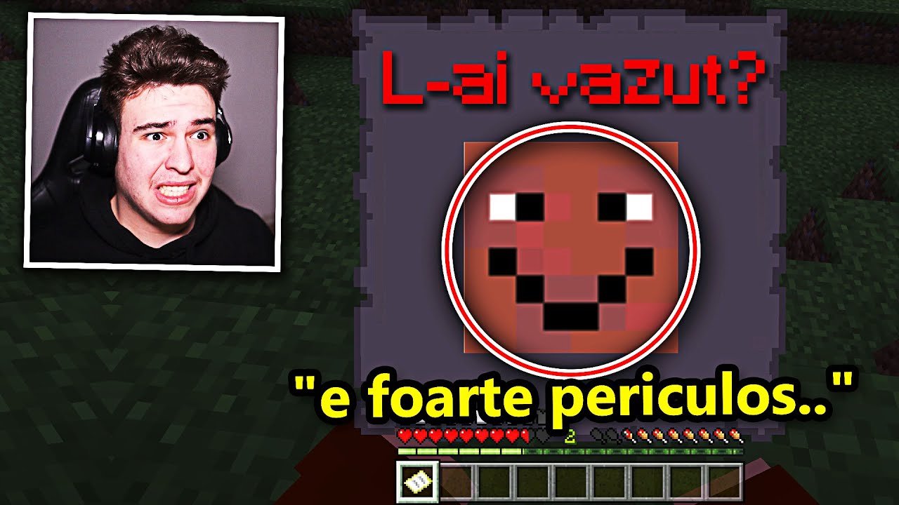 Ai văzut acest bărbat noaptea în satul tău?.. (Minecraft)
