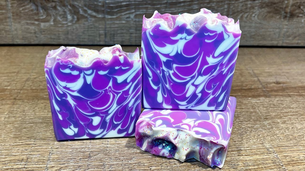 Cold Process Soap “Frosted Sugarplum”