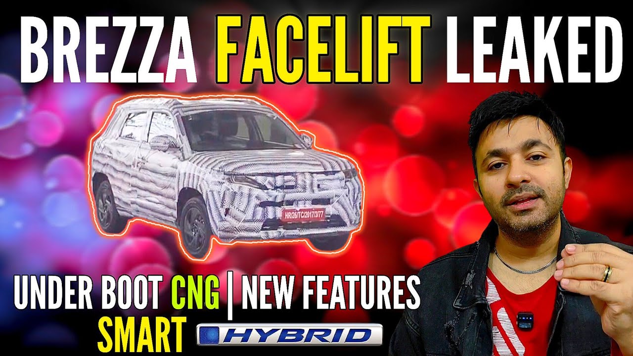 Maruti Brezza Facelift टक्कर देगी Tata Sierra को Soon 🔜 Under Body CNG, Smart Hybrid , New theme