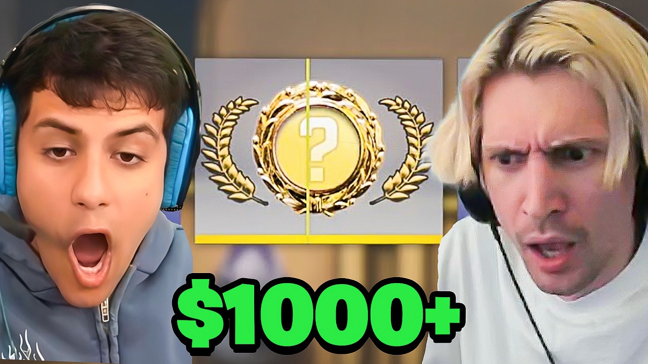 Stable Ronaldo & XQC open CSGO CASES...