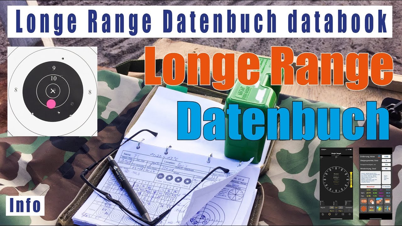 Long Range Datenbuch deutsch databook Aufzeichnungsbuch