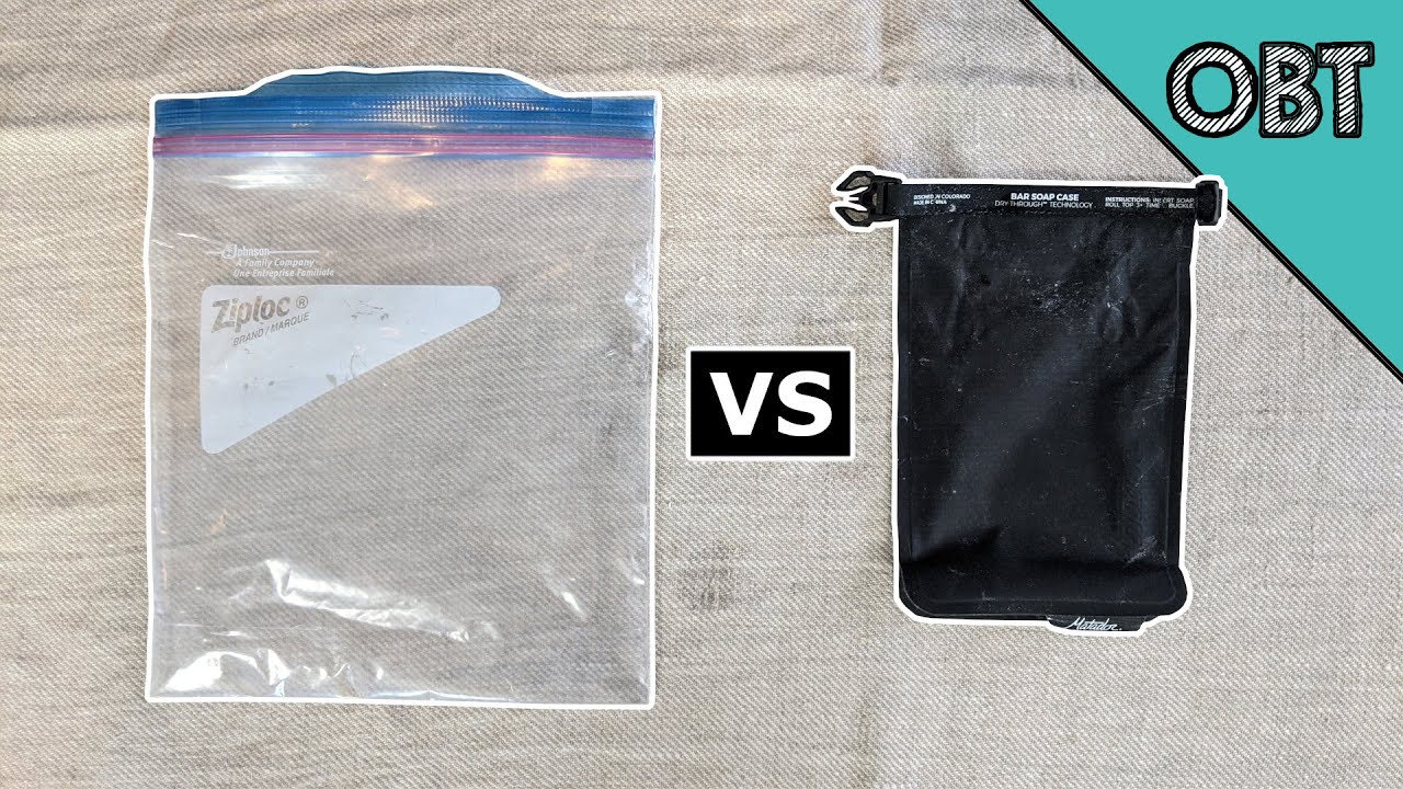 Matador FlatPak Soap Case vs Ziploc Bag (Soap Bag Comparison)