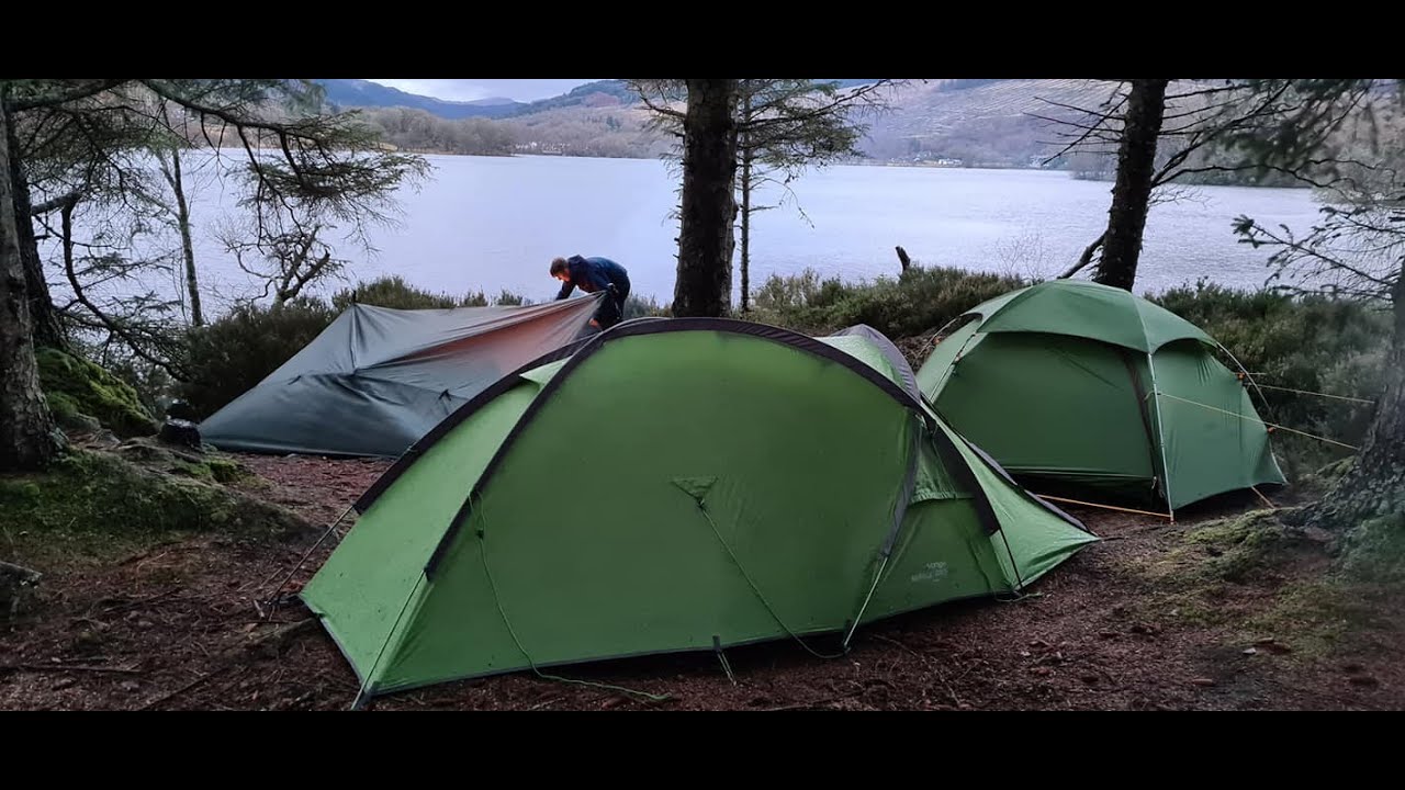 Wild camping at Loch Ard | Forest wild camp
