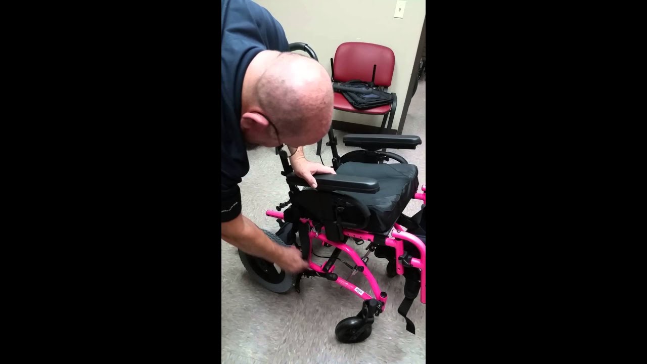 How to assemble & deassemble a Zippy TS Wheelchair
