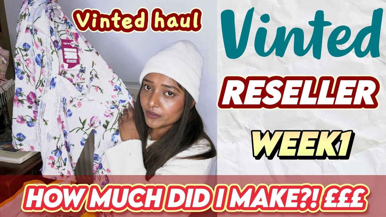 🇬🇧 தமிழ்: Week1 as a Vinted Reseller  + What SOLD, PROFIT & HAUL  | UK Tamil Vlog 🤑