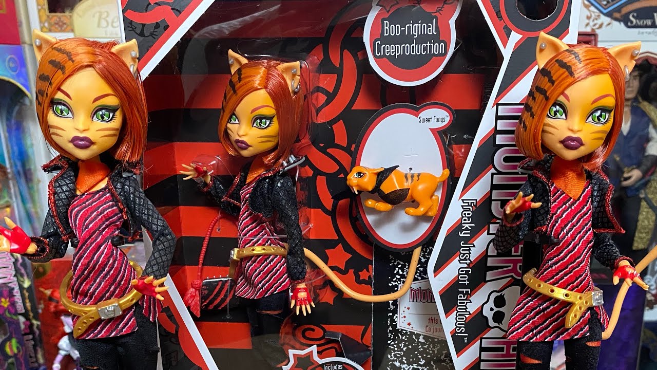 🐯Toralei Stripe🐯 Monster High Boo-riginal Creeproduction Doll Unboxing & Comparison