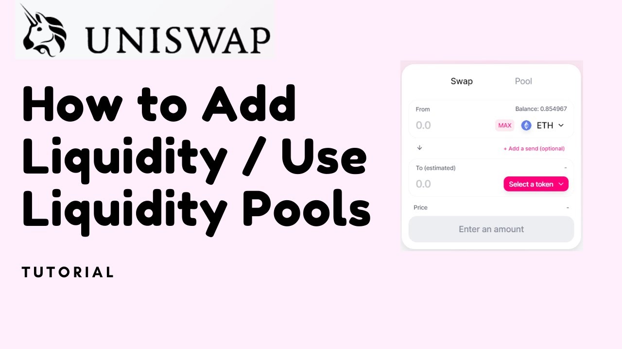 How to Add / Participate in Uniswap Liquidity Pool (Tutorial for Beginners)
