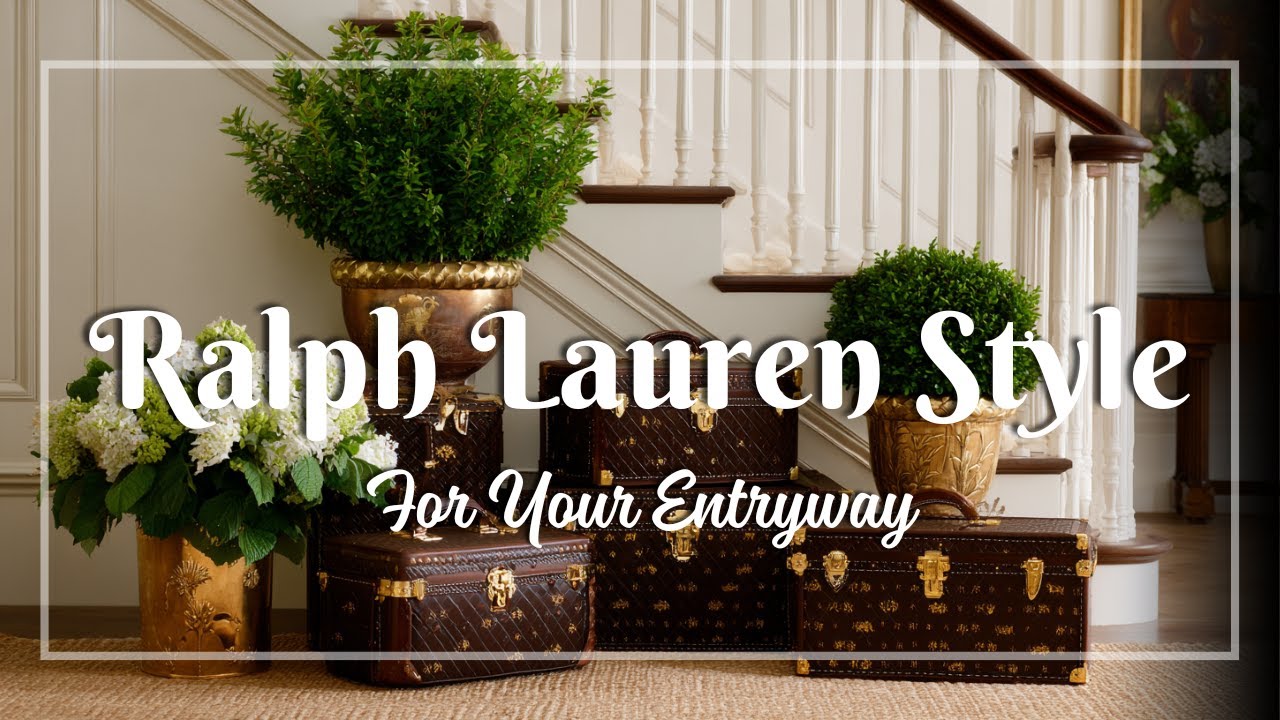 Design a Ralph Lauren-Inspired Entryway with Old-World Maps, Rich Wood & Equestrian Decor