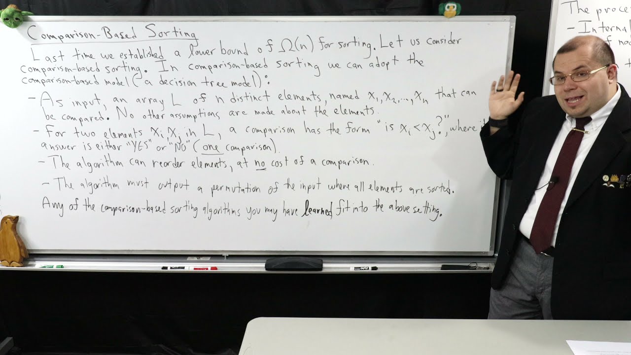F2021 CS 340 Lecture 10 (Lower Bounds on Comparison-Based Sorting, Amortized Analysis)